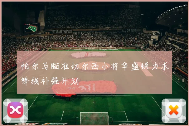 帕尔马瞄准切尔西小将华盛顿力求锋线补强计划
